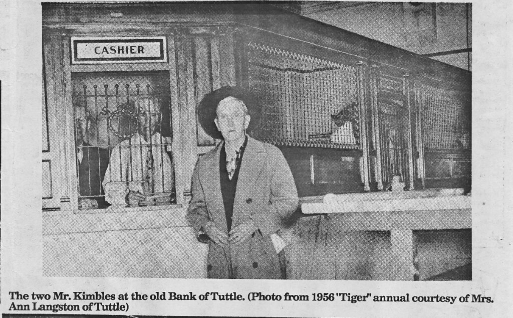 Bank of Tuttle The Kimbles 1956 circa