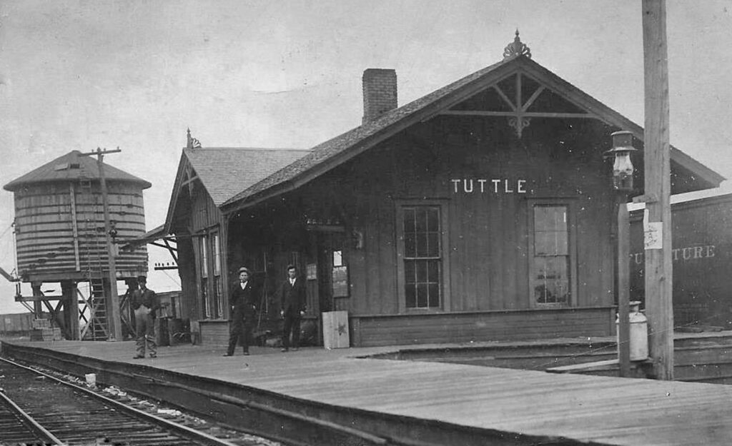 The Schrocks of Tuttle: A Family That Helped Build a Community depot blkwh corrected