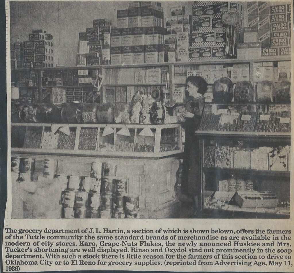Tuttle Pioneers: hartin j l store 2